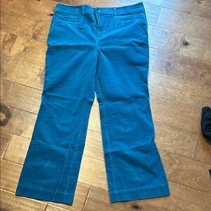 Talbots Teal Corduroy Pants